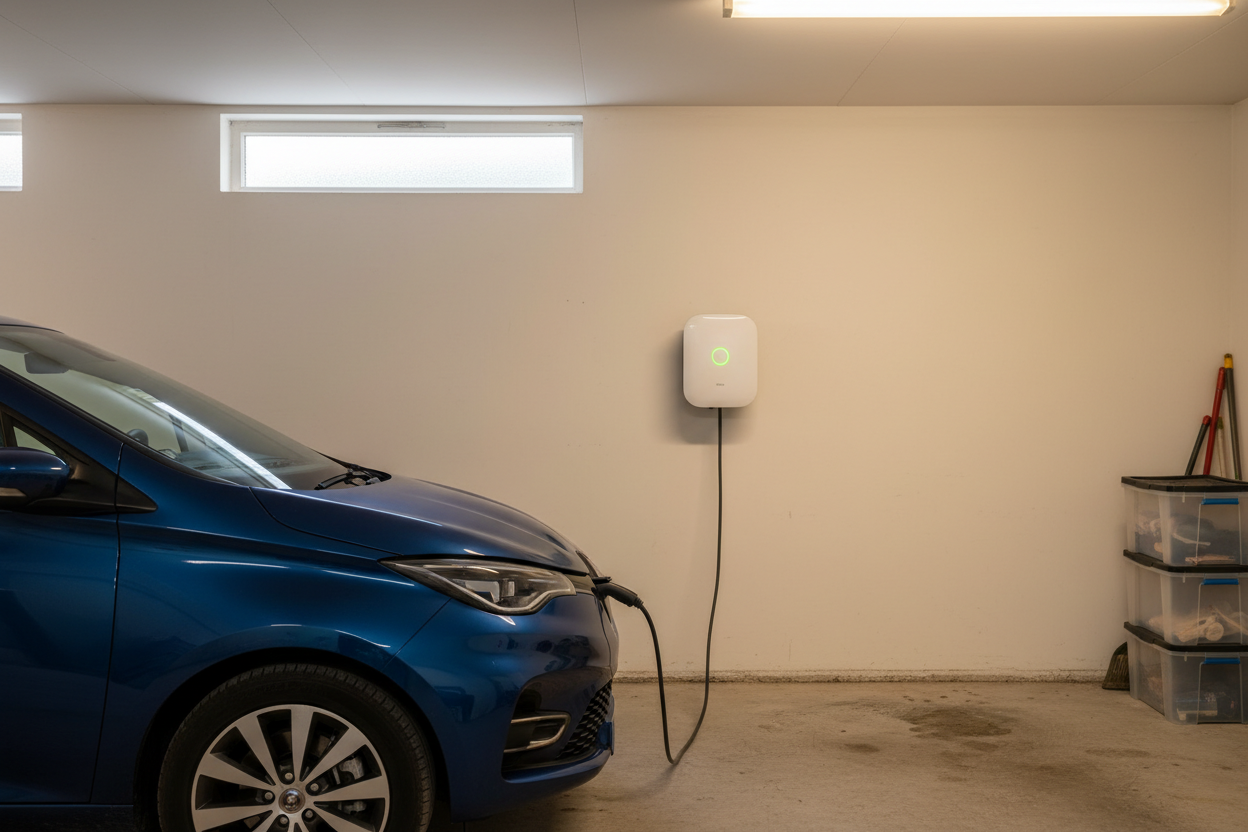 Installation de borne de recharge IRVE à Angoulême